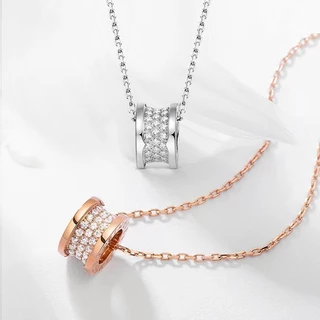 หรูหรา All-Match เอวเล็กไทเทเนียมเหล็ก Clavicle Chain ชุบ 18K Gold Non-Fade คู่สร้อยคออุปกรณ์เสริมของขวัญต้องมี