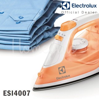 Iron Electrolux เตารีดไอน้ำ 1600 วัตต์ สีส้ม-ขาว รุ่น ESI4007 ESI 4007