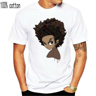 เสื้อยืด พิมพ์ลาย huey freeman - Black Power heroes heroes riley huey boondocks marcus garvey huey freeman african afri