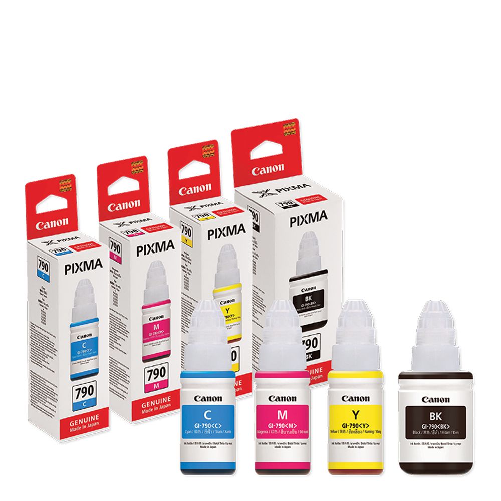 CANON หมึก GI-790 Y For Canon Pixma : G1000 / G2000 / G3000 / G4000