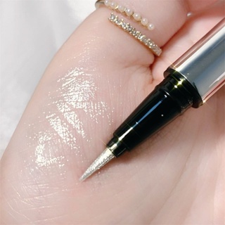 เครื่องสําอาง ปากกาอายไลเนอร์ เนื้อลิขวิด กลิตเตอร์ ประกายมุก เซ็กซี่ ติดทนนาน 4 สี