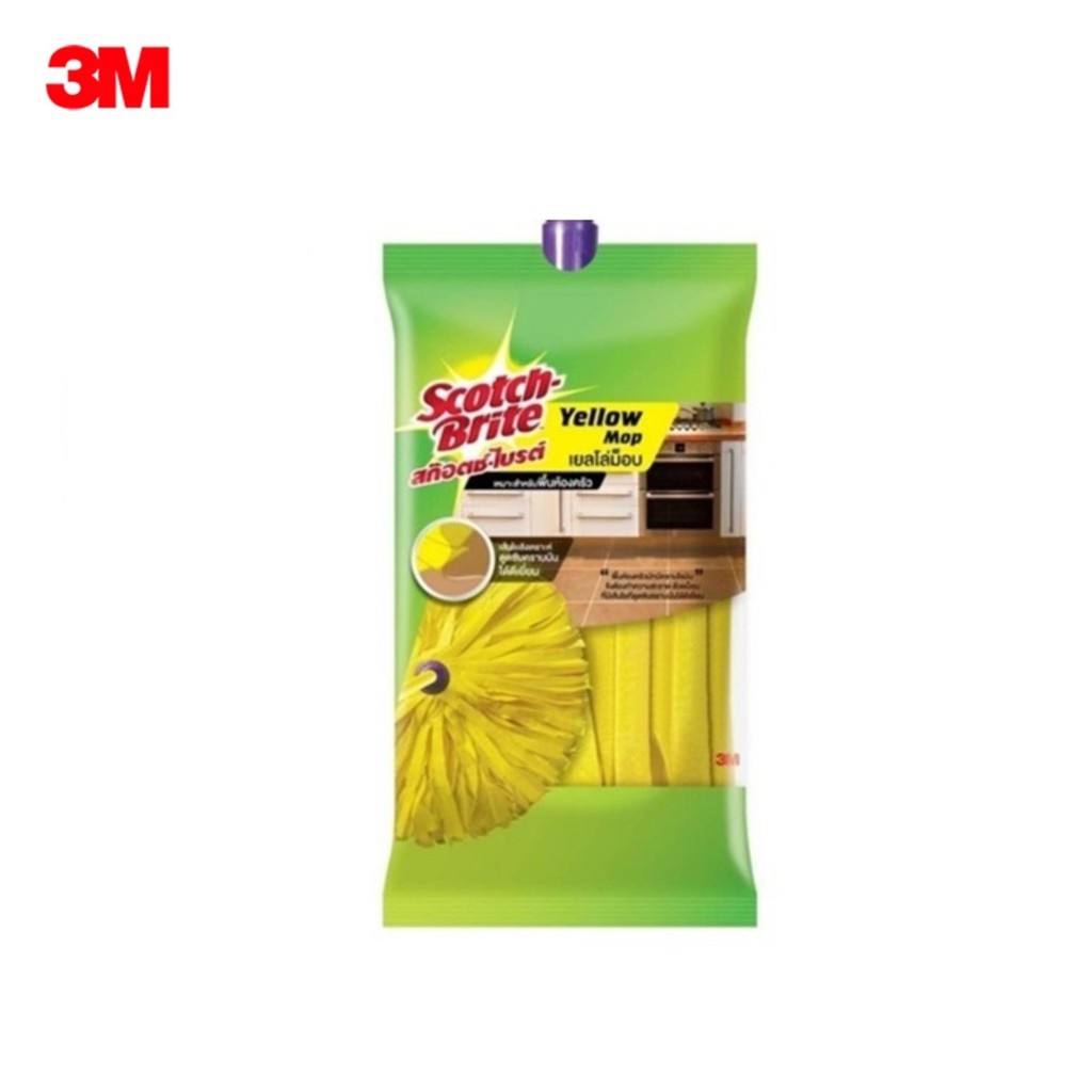 อุปกรณ์ทำความสะอาด 3M SCOTCH-BRITE เยลโล่ม็อบ YELLOW MOP REFILL