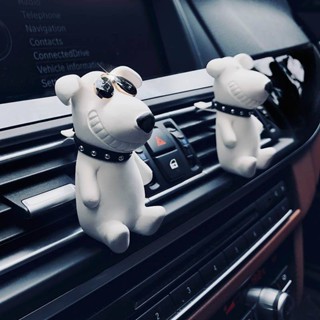 Auto Perfume Creative Smile Dog Car Perfume Air Conditioner Air Outlet Clip for Car Interior Decoration Aromatherapy Cute Car Decoration  car interior accessories