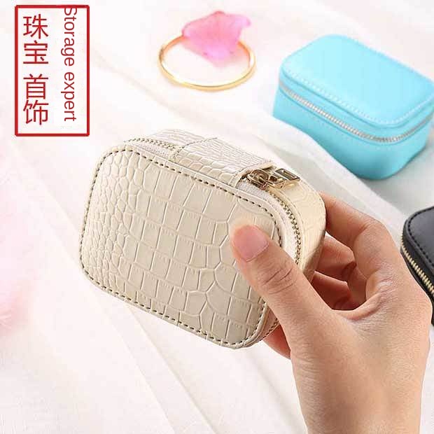 Ear Studs Earring Box Jewelry Box Storage PU Leather Travel Jewelry Storage Portable Jewelry Box Jew