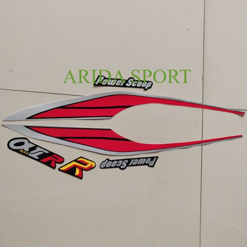 Striping alfa Yamaha v100/Alfa Alfa 100 power scoop stracker Lis body f motor คุณภาพดีที่สุด