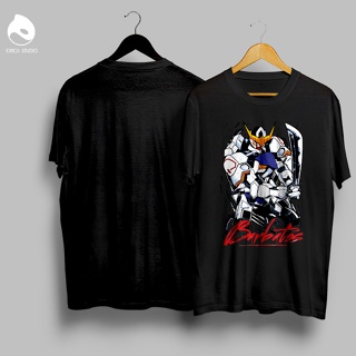 [[Ready Stock]] Gundam Barbatos unisex couple short sleeve PLUS SIZE graphic tees_01