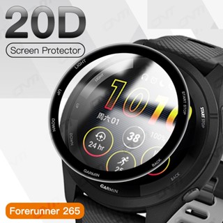 ฟิล์มหน้าจอนาฬิกาข้อมือ 3d ขอบโค้ง สําหรับ Garmin Forerunner 265 Music Smart Watch film Garmin Forerunner 265S 3d แบบเต็ม