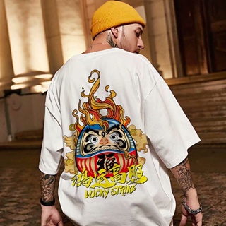 S-8XL Summer oversize national tide, fortune, high-quality text printing short-sleeved T-shirt men and women trend _01