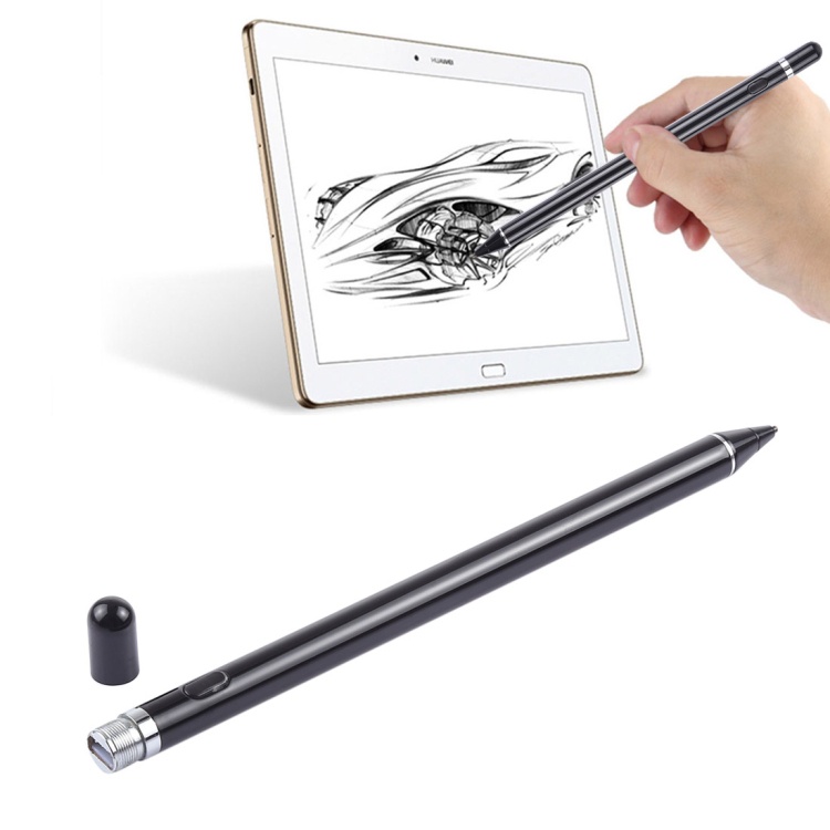 ปากกาสไตลัส หน้าจอสัมผัส 2.3 มม. หัวโลหะ แบบชาร์จไฟได้ สําหรับ iPhone iPad Samsung และสมาร์ทโฟน และแท็บเล็ตพีซี