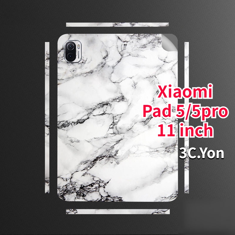 สติกเกอร์ฟิล์มหินอ่อน Xiaomi Pad 5 Pro 5 11 นิ้ว 11 นิ้ว กันน้ํา บางเฉียบ คลุมเต็มขอบ 3M วัสดุป้องกันลายนิ้วมือ