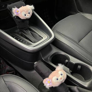 Car Handbrake Sleeve Shift Knob Cover Cartoon Cute Universal Gear Shift Knob Cover Gear Protective Cover Car Interior Decoration Set 06KU