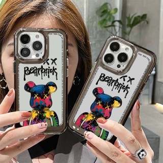 เคสโทรศัพท์มือถือ อะคริลิค TPU ใส ลายหมีโหดหมี สําหรับ Realme 8 9 10 8S Q3 Q3i Q3S Q3T Q5X V13 V20 V23 GT NEO 3 2T GT2 9i NARZO 30 Pro 5G