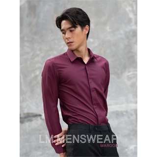 เสื้อเชิ้ตคุณภาพ คอปก 2 แบบ (ซ่อนกระดุม / โชว์กระดุม) สีชมพูอ่อน (Soft Pink) ชมพูกุหลาบ (Rose Pink) สีแดง (Red) สีเลื...
