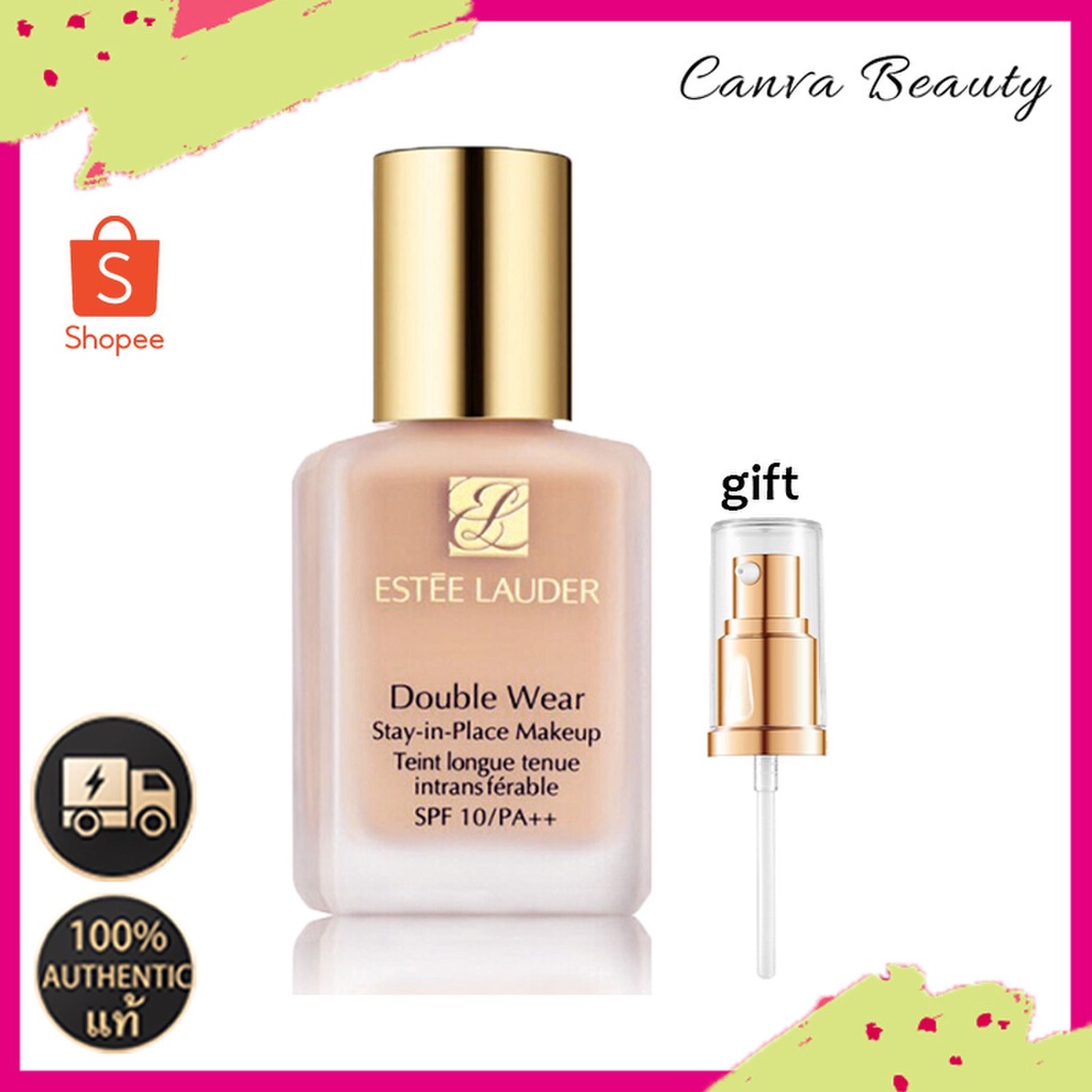 ของแท้ 100% Estee Lauder Double Wear Stay-In-Place Makeup SPF10 PA++ 30ml รองพื้น/รรองพื้นรองพื้นแต่งหน้าติดทนนาน
