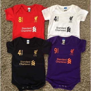 [พร้อมส่ง] ชุดรอมเปอร์ UNISEX ROMPER BABY LIVERPOOL JCYG พร้อมโลโก้ สําหรับเด็ก