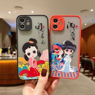 เคสป้องกันโทรศัพท์มือถือ ลายแฟนสาวน่ารัก สําหรับ Apple Iphone 12 14promax x 12 13 xsmax