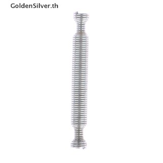 Goldensilver สปริงแป้นเหยียบถังไม้ถูพื้น 53 มม. สีเงิน 2 ชิ้น