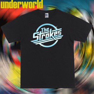 ย้อนยุคเสื้อยืด พิมพ์ลายโลโก้ The Strokes Basic สไตล์วินเทจS-5XL