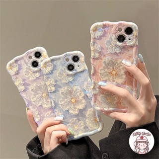 เคส TPU นิ่ม ปิดด้านหลัง ลายภาพวาดสีน้ํามัน รูปผู้หญิง สีชมพู หรูหรา กันเหงื่อ สําหรับ IP 14 Pro Max IP 11 IP 12 11 Pro Max X XS