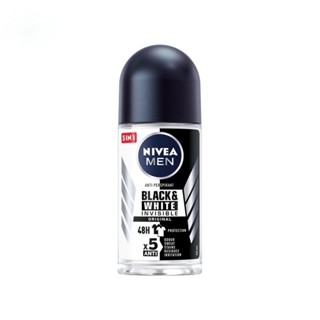 Nivea นีเวีย เมน ดีโอ แบล็ค แอนด์ ไวท์ โรลออน 50 มล.