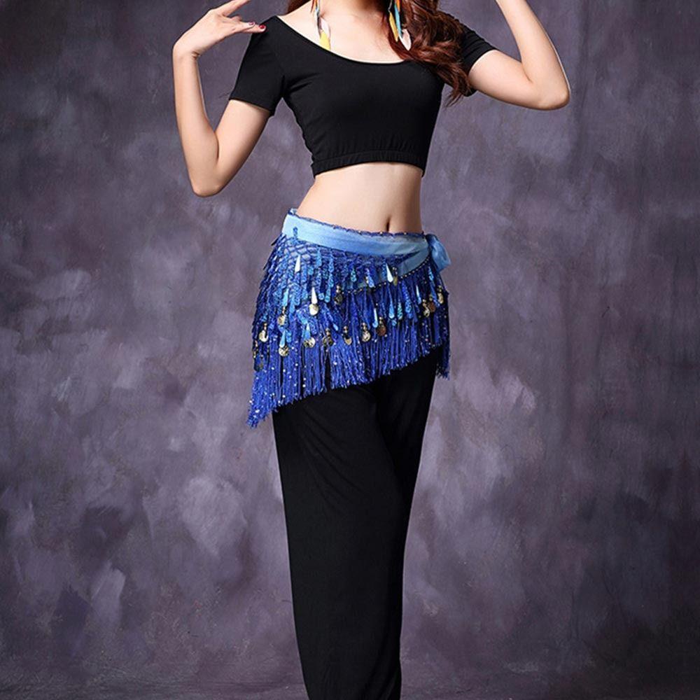 เข็มขัดสายสะโพกละเมิดสำหรับเต้น belly dance สำหรับผู้หญิง - รูปที่ 7