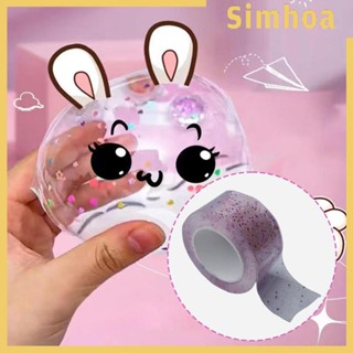 [SIMHOA] เทปกาว ลายกลิตเตอร์ ของเล่นเสริมการศึกษา สําหรับห้องเรียน DIY