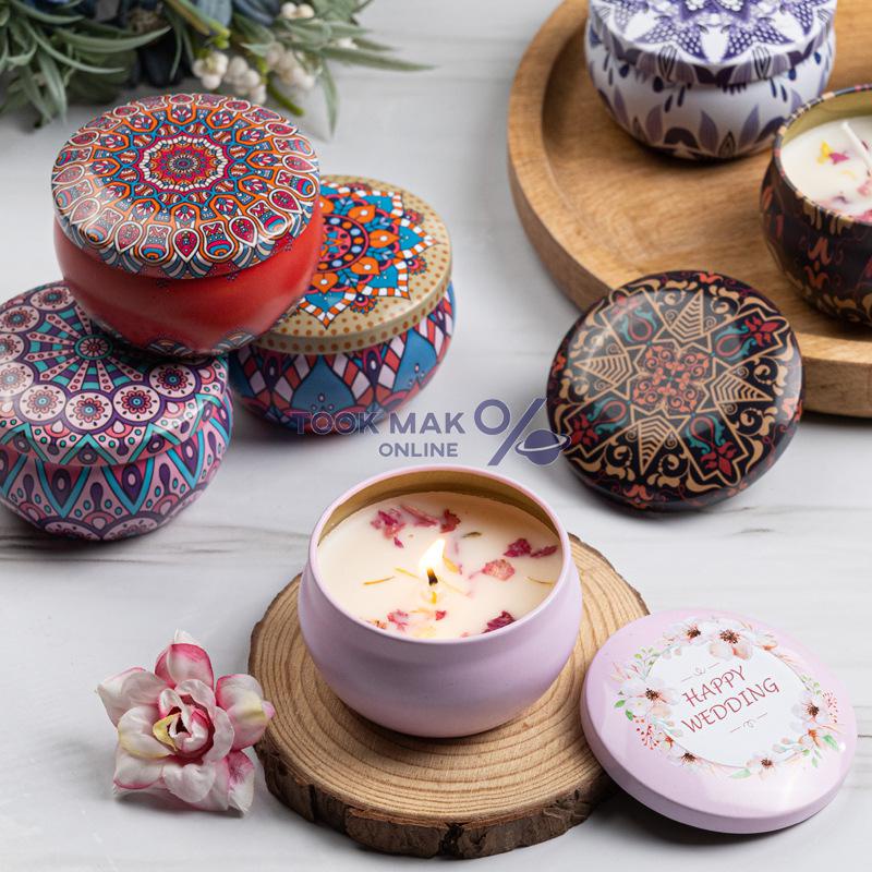 เเทียนหอมอโรม่า AROMA CANDLE สำหรับสปา ช่วยให้ผ่อนคลาย tm99