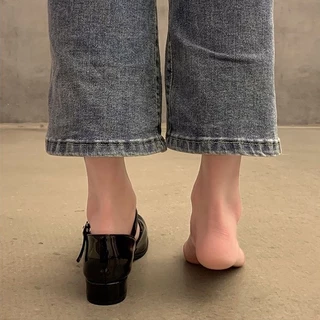 [เดินทางมาถึงภายใน 2 วัน] 70%OFF ลดล้างสต็อก size 35-39 รองเท้าแมรี่เจน 🍑 รองเท้าแตะผู้หญิง jk นุ่ม สบาย แดง ดำ