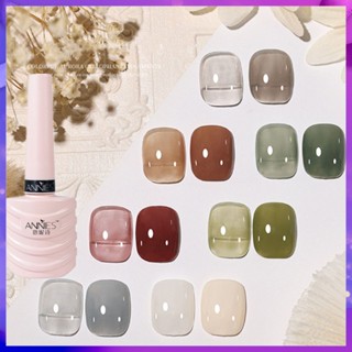 สีทาเล็บเจล สีเจลใสๆ gel nail polish Annies ยาทาเล็บเจล เจลลี่ สีชมพู UV LED 10 มล.