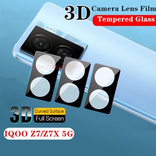 ฟิล์มกระจกนิรภัยกันรอยหน้าจอกล้อง 3D สําหรับ iQOO Z7 Z7X 5G iQOOZ7X IQOOZ7 1-3 ชิ้น