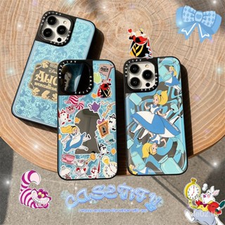 เคสมือถือ กันกระแทก สําหรับ iPhone casetify Alice in Wonderland 14 Pro Max 13 Pro 12 11