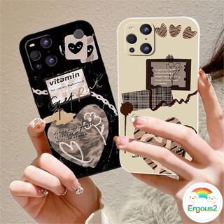 เคสโทรศัพท์มือถือ ขอบตรง ลายกราฟฟิตี้หัวใจ สไตล์เกาหลี สําหรับ Huawei Y9 Prime 2019 Nova 7i 10 9 8 7 6 SE Pro Nova Y90 Y70 Plus Nova 5T 4e 3i Y7A Y9s Y6P P30 Lite P40 Mate 40 30 Pro