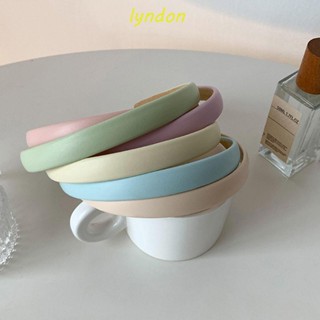 Lyndon ที่คาดผม หนัง PU สีแคนดี้ อินเทรนด์ หวานแหวว บุคลิกภาพ ล้างหน้า ที่คาดผมแต่งหน้า ที่คาดผมผู้หญิง