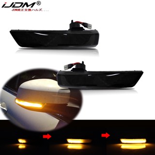 Ijdm แถบไฟเลี้ยวไดนามิก LED ติดกระจกมองข้าง สําหรับ Ford Focus Mk2 Mk3 Mk4 Ford Fusion 12V