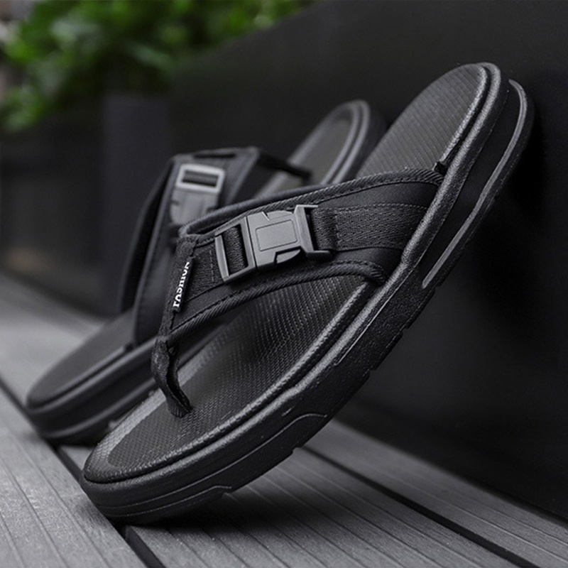 ⚡สินค้าเฉพาะจุด ⚡รองเท้าแตะกลางแจ้งสำหรับผู้ชาย พื้นรองเท้าหนา กันลื่น ทนทาน - รูปที่ 7