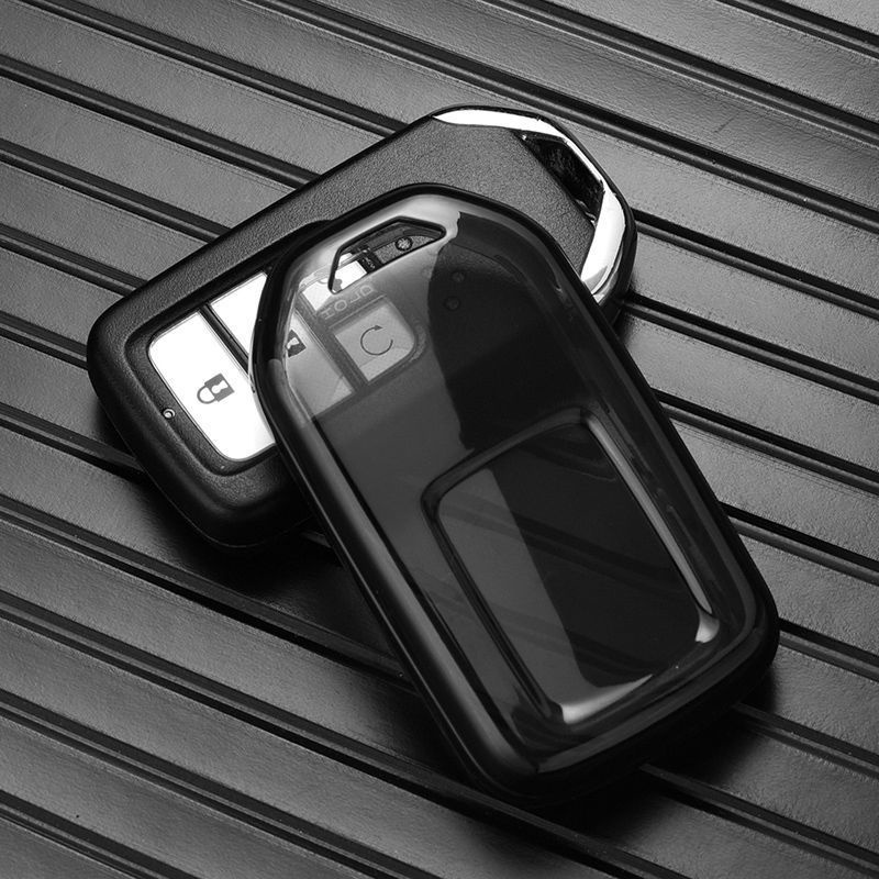 เคสกุญแจรีโมตรถยนต์ TPU แบบนิ่ม สําหรับ Honda Vezel City Civic Jazz BRV BR-V HRV