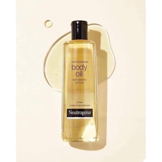 Neutrogena Body Oil Light Sesame Formula 250ml. บอดี้ออยบำรุงผิวสูตรเข้มข้น