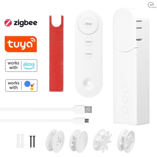 [T&amp;H] Tuya ZigBee มอเตอร์ม่านลูกปัดไฟฟ้า อัจฉริยะ ไม่ต้องใช้สาย รองรับแอปควบคุมระยะไกล จับเวลา ตรวจจับอุณหภูมิ