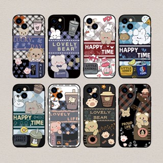 เคสโทรศัพท์มือถือ ซิลิโคนนุ่ม ลายกระต่าย หมีน่ารัก สําหรับ Realme C30 C30S C31 C33 C35