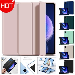 เคสแท็บเล็ตหนัง TPU นิ่ม ฝาพับ กันกระแทก พร้อมช่องใส่บัตร สําหรับ Xiaomi Mi Pad 6 Mi Pad 6 Pro 11 นิ้ว 2023