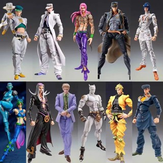 โมเดลฟิกเกอร์ JoJo s Bizarre Adventure Stone Free Dio Kujo Jotaro Killer Queen Anime Articulado ของเล่นสําหรับเด็ก