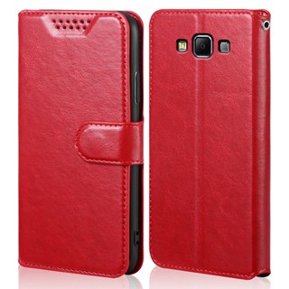 เคสโทรศัพท์หนัง PU แบบฝาพับ พร้อมช่องใส่บัตร สําหรับ Samsung Galaxy A7 2015 A700F