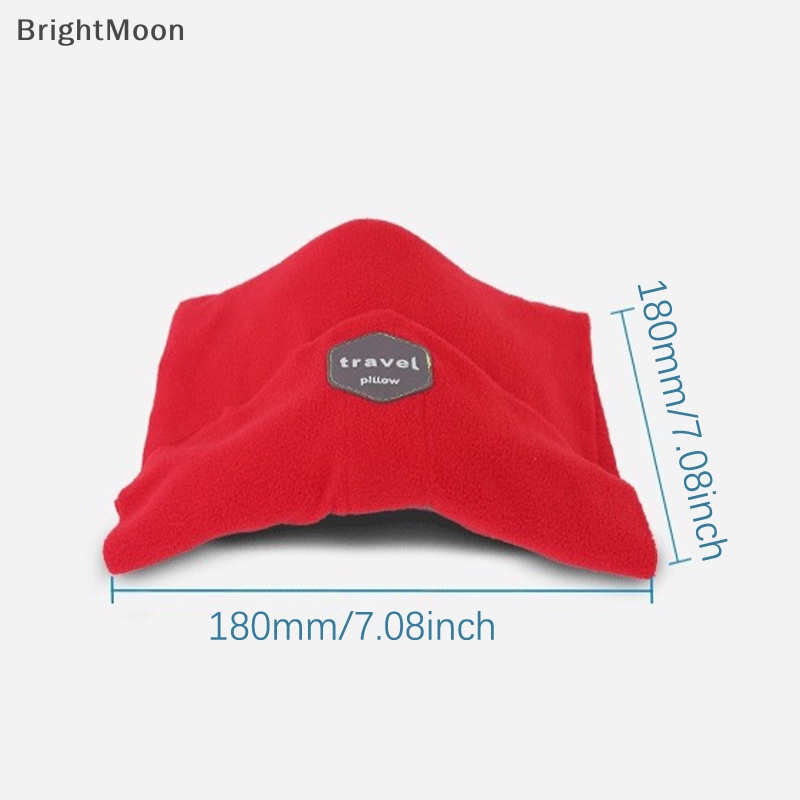 Brightmoon หมอนรองคอ แบบนิ่ม แบบพกพา สําหรับเดินทาง
