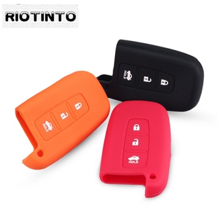 Riotinto เคสกุญแจรีโมตรถยนต์ แบบซิลิโคน สําหรับ Hyundai Elantra Sonata Veloster Genesis Kia Soul Sportage