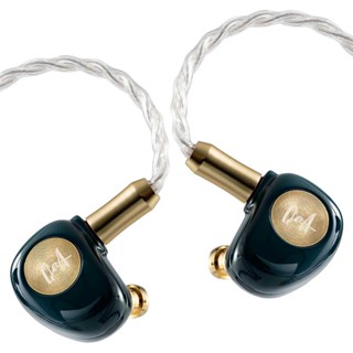 Qoa Gimlet หูฟังอินเอียร์ ไดนามิก LCP 4 แกน OFC ชุบเงิน 10 มม. IEM HiFi 2Pin