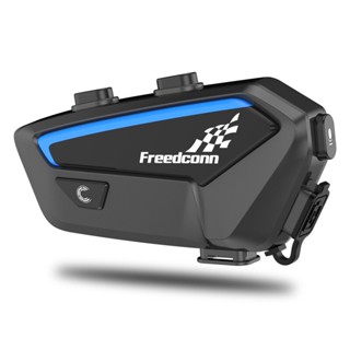 Freedconn FX 6-10 Riders 1500m ชุดหูฟังบลูทูธ วิทยุ FM อินเตอร์โฟน ลําโพงสื่อสาร สําหรับหมวกกันน็อครถจักรยานยนต์