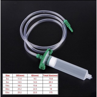 เทปและกาว เซ็ตข้อต่ออแดปเตอร์พร้อมหลอดบรรจุ USA Type Dispenser Barrel Industrial Syringe Adapter