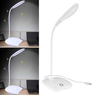 แสงสว่างจ้า โคมไฟตั้งโต๊ะ LED ชาร์จใหม่ได้ USB ปรับได้ 3 โหมด