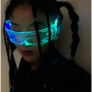 แว่นตา LED เรืองแสง หลากสี สําหรับปาร์ตี้คริสต์มาส ฮาโลวีน