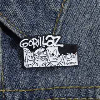 เข็มกลัด รูปวงดนตรี Gorillaz Series เสมือนจริง ของขวัญสําหรับเพื่อน